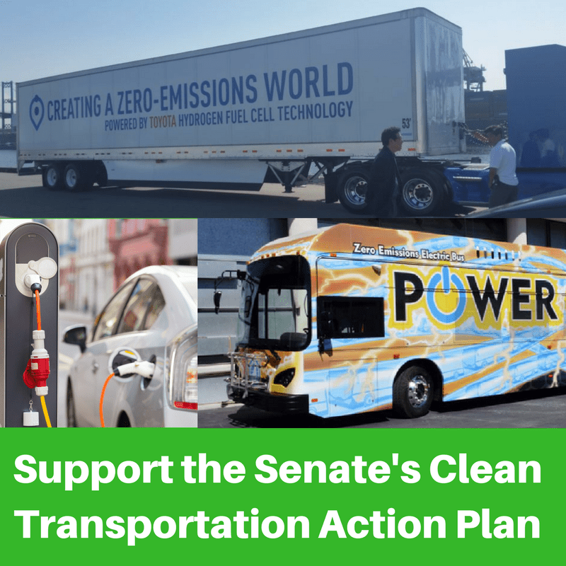 Action Alert! Support Clean Air the Senate Clean Transportation Action Plan