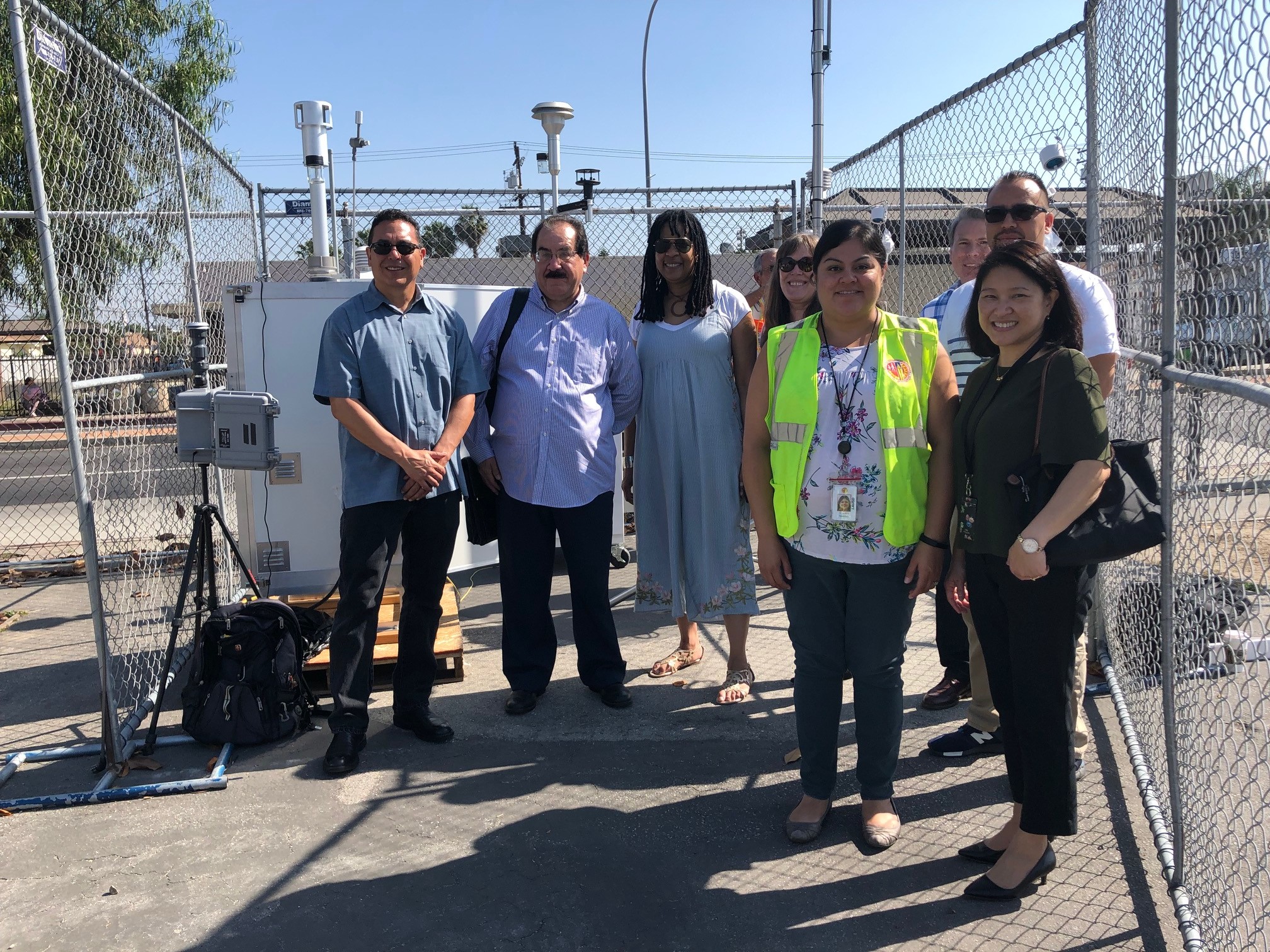 Working with the Community in Maywood for Better Air Quality