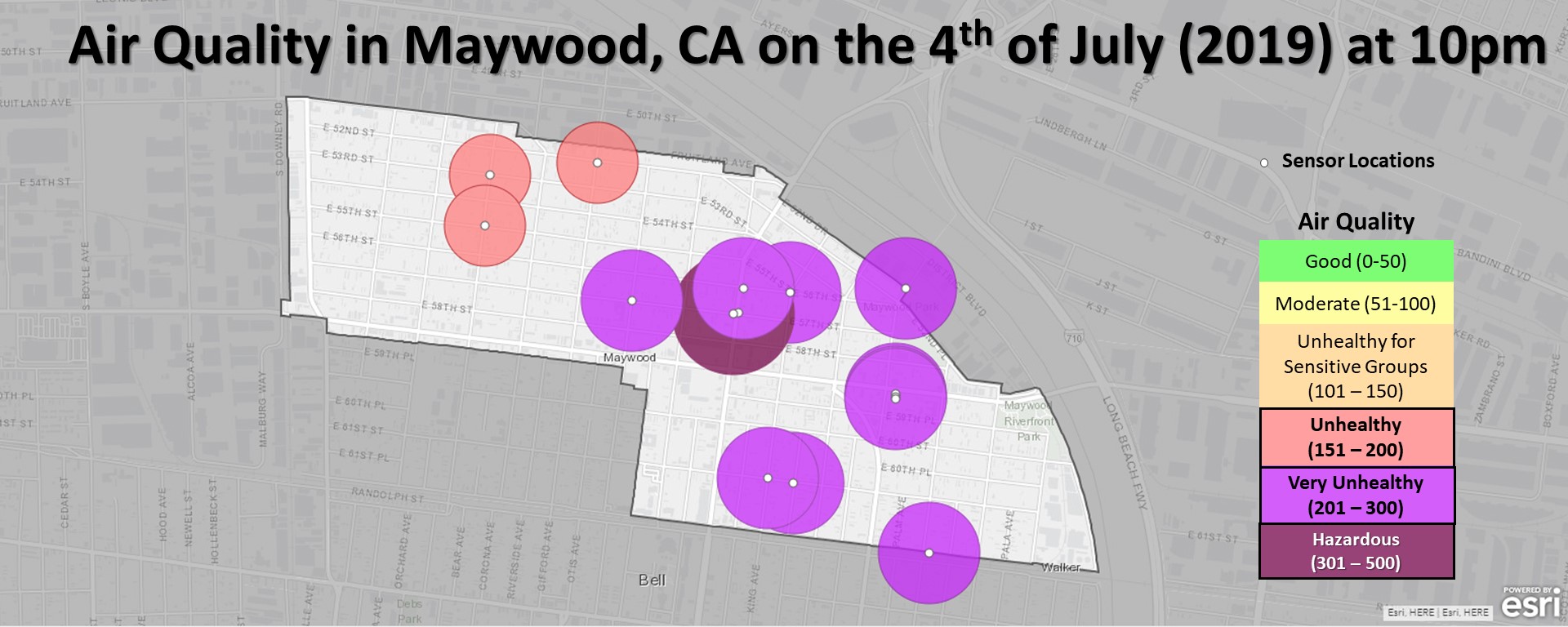 Air Quality Monitoring helps put an end to dangerous fireworks in Maywood