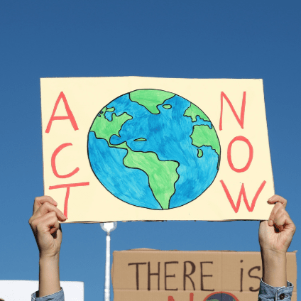 Act Now sign